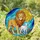 Symbolic Lion Lamb Tiffany Glass Mosaic Sunburst Sky Floral Stained Glass Style Stained Glass Suncatcher - 2