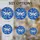 Star of David Doves Stained Glass Art, Blue & White Tiffany Style Intricate Mosaic Patterns Stained Glass Suncatcher - 4