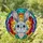 Cheerful Cartoon Rabbit Stained Glass Art - Intricate Tiffany Geometric Mosaic Jewel Tones Stained Glass Suncatcher - 2
