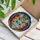 Cheerful Cartoon Rabbit Stained Glass Art - Intricate Tiffany Geometric Mosaic Jewel Tones Stained Glass Suncatcher - 3