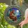 Sasquatch Reading Book Stained Glass Forest - Constellations Full Moon Tiffany Style Stained Glass Suncatcher - 1
