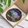 Snowy Owl Stained Glass Winter Mountain Landscape Tiffany Jewel Tone Home Decor Gift Stained Glass Suncatcher - 3