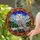 Snowy Owl Stained Glass Winter Mountain Landscape Tiffany Jewel Tone Home Decor Gift Stained Glass Suncatcher - 1