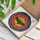 Cute Bat Stained Glass Mosaic Tiffany Jewel Tone Sunburst Geometric Art Stained Glass Suncatcher - 3