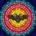 Cute Bat Stained Glass Mosaic Tiffany Jewel Tone Sunburst Geometric Art Stained Glass Suncatcher - 5