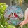 Intricate Cardinal Birds Cherry Blossom Stained Glass Art - Jewel Tone Nature Decor Stained Glass Suncatcher - 1