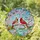 Intricate Cardinal Birds Cherry Blossom Stained Glass Art - Jewel Tone Nature Decor Stained Glass Suncatcher - 2