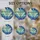 Intricate Luna Moth Crescent Moon Lotus Flowers Tiffany Stained Glass Starry Night Mosaic Stained Glass Suncatcher - 4