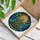 Christmas Tree Radiant Sunburst Stained Glass Colorful Ornaments Tiffany Style Holiday Gift Stained Glass Suncatcher - 3