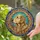 Golden Retriever Stained Glass Dog - Tiffany Style Mosaic Floral Art Gift for Dog Lovers Stained Glass Suncatcher - 1