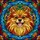 Smiling Pomeranian Dog Stained Glass Jewel Tone Art - Colorful Intricate Pet Lover Gift Stained Glass Suncatcher - 5