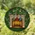 Stained Glass Fireplace Roaring Fire Christmas Stockings Holly Berries Holiday Scene Stained Glass Suncatcher - 2
