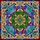 Celtic Square Knot Birds Stained Glass Mosaic Art - Tiffany Style Interlace Foliate Scroll Stained Glass Suncatcher - 5