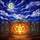 Jack-o'-Lantern Stained Glass Crescent Moon Halloween Decor - Night Sky Autumn Gift Stained Glass Suncatcher - 5