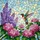 Ruby-Throated Hummingbird Pink Hydrangea Purple Lilac Tiffany Stained Glass Mosaic Panel Stained Glass Suncatcher - 5