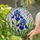 Blooming Blue Irises Dragonflies Tiffany Stained Glass Mosaic Art Intricate Patterns Stained Glass Suncatcher - 1