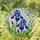 Blooming Blue Irises Dragonflies Tiffany Stained Glass Mosaic Art Intricate Patterns Stained Glass Suncatcher - 2