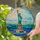 Stained Glass Statue of Liberty Artwork with Glowing Torch - Tiffany Mosaic Art Stained Glass Suncatcher - 1