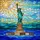 Stained Glass Statue of Liberty Artwork with Glowing Torch - Tiffany Mosaic Art Stained Glass Suncatcher - 5