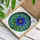Tiffany Style Stained Glass Flower Mosaic - Jewel Tone Intricate Floral Design Art Stained Glass Suncatcher - 3