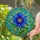 Tiffany Style Stained Glass Flower Mosaic - Jewel Tone Intricate Floral Design Art Stained Glass Suncatcher - 1