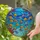 Tropical Fish Angelfish Butterfly Stained Glass Coral Reef Water Mosaic Ocean Scene Stained Glass Suncatcher - 1