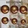 Tiffany Style Glowing Candle Ancient Bookshelf Library Study Ornate Candlestick Stained Glass Suncatcher - 4