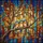 Three Blue Cap Birds Tiffany Stained Glass Mosaic Autumn Leaves Tree Branch Window Art Stained Glass Suncatcher - 5