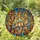 Three Blue Cap Birds Tiffany Stained Glass Mosaic Autumn Leaves Tree Branch Window Art Stained Glass Suncatcher - 2