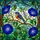 Vibrant Stained Glass Robin Bird Morning Glory Flowers - Jewel Tone Window Decor Stained Glass Suncatcher - 5