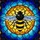 Vibrant Yellow Black Bee Honeycomb Stained Glass - Tiffany Style Translucent Art Stained Glass Suncatcher - 5