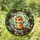 Baby Dragon Tiffany Stained Glass with Gnarled Branch, Roses & Verdant Forest Art Stained Glass Suncatcher - 2