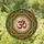 Om Symbol Stained Glass Floral Art – Spiritual Meditation Tiffany Mosaic Design Stained Glass Suncatcher - 2