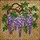 Cascading Wisteria Purple Flowers Stained Glass - Tiffany Style Home Decor Gift Stained Glass Suncatcher - 5