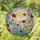 Vibrant Tiffany Stained Glass Wildflower Meadow - Poppies, Sunflowers, Bluebells & Berries Stained Glass Suncatcher - 2