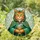 Orange Tabby Cat Stained Glass Emerald Cloak Tiffany Style Art Ethereal Mosaic Back Stained Glass Suncatcher - 2