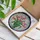 Pink Tulips Stained Glass Mosaic Tiffany Style - Lush Green Leaves Colorful Jewel Tones Stained Glass Suncatcher - 3