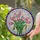 Pink Tulips Stained Glass Mosaic Tiffany Style - Lush Green Leaves Colorful Jewel Tones Stained Glass Suncatcher - 1