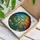 Highly Detailed Christian Cross Stained Glass Flowers Vines - Jewel Tone Sunset Sky Garden Art Stained Glass Suncatcher - 3
