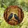 Black Ravens Stained Glass Autumn Forest Mosaic - Glowing Translucent Jewel Tones Fall Art Decor Stained Glass Suncatcher - 2