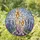 Stained Glass Candles Lavender Plants Sky Mosaic - Intricate Translucent Jewel Tone Art Stained Glass Suncatcher - 2