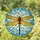 Intricate Dragonfly Stained Glass Art - Golden Yellow Wings & Jewel Tone Tiffany Mosaic Stained Glass Suncatcher - 2