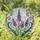 Lavender Flower Green Leaf Stained Glass Mosaic - Tiffany Style Floral Home Decor Gift Stained Glass Suncatcher - 2