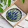 Blue Hyacinth Stained Glass Flowers, Tiffany Style Floral Mosaic Jewel Tone Home Decor Stained Glass Suncatcher - 3
