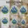 Blue Hyacinth Stained Glass Flowers, Tiffany Style Floral Mosaic Jewel Tone Home Decor Stained Glass Suncatcher - 4