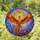 Phoenix Sun Stained Glass Tiffany Style - Fiery Feathers Swirling Cloud Mosaic Stained Glass Suncatcher - 2