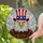 Bald Eagle Uncle Sam Hat Stained Glass Mosaic - Patriotic American Flag Independence Day Stained Glass Suncatcher - 1