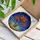 Stylized Abstract Palm Trees Sunburst Fronds Tiffany Stained Glass Night Sky Mosaic Stained Glass Suncatcher - 3