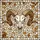 Detailed Ram Skull Stained Glass Art Mosaic - Tiffany Style Jewel Tone Intricate Pattern Stained Glass Suncatcher - 5