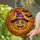 Cartoon Jack-o'-Lantern Witch Hat Bats Spiderweb Stained Glass Autumn Sky Halloween Decor Stained Glass Suncatcher - 1